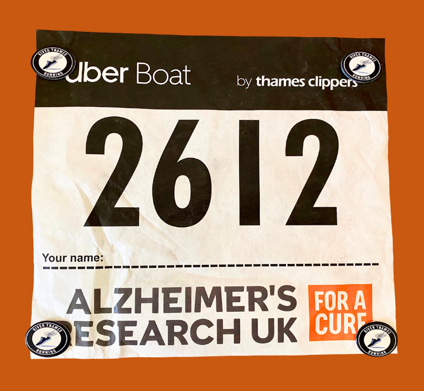 River Thames Running Bib clips